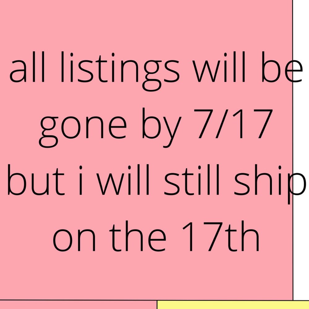 listings gone on 7/17